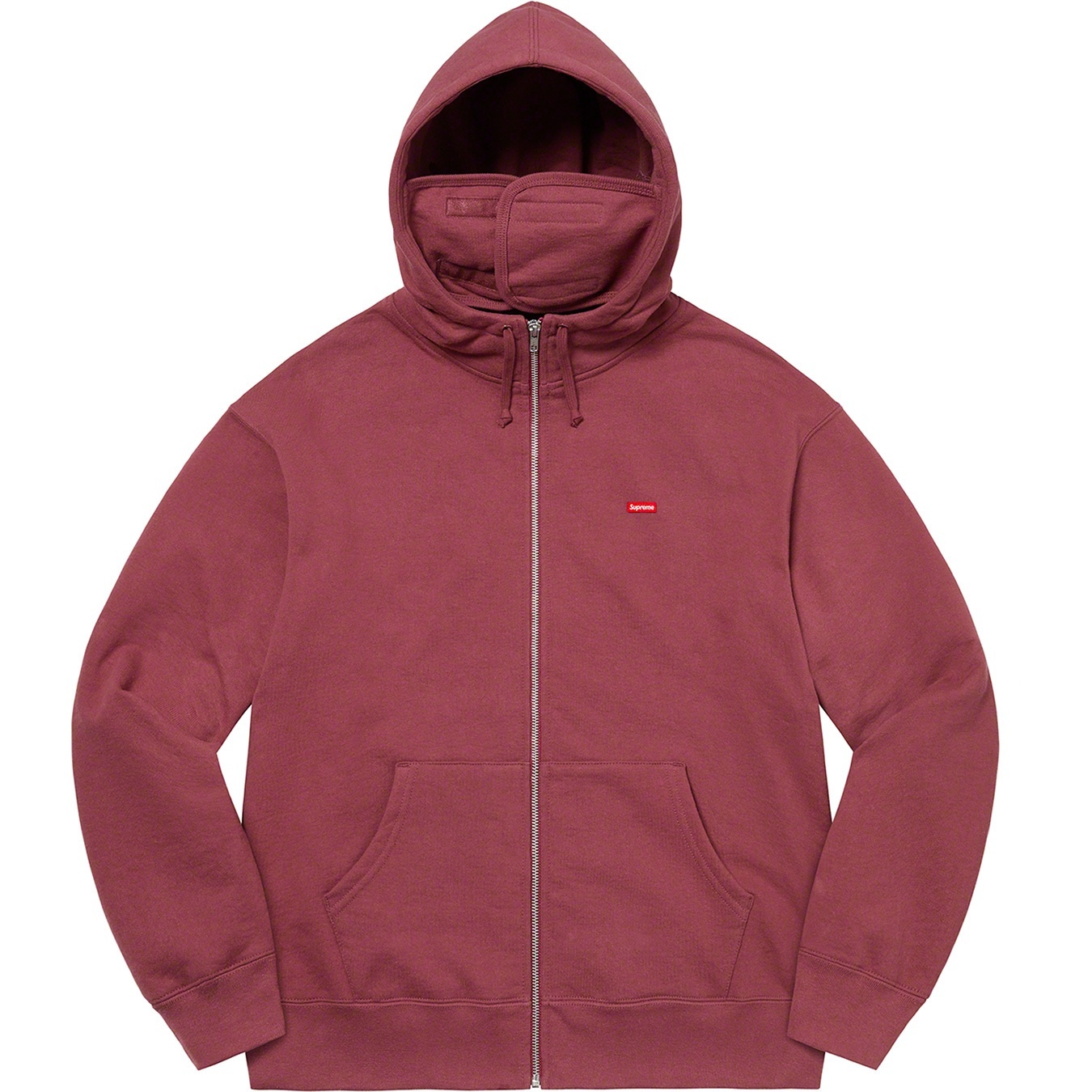 Small Box Facemask Zip Up Hooded Sweatshirt view 16